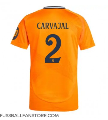 Real Madrid Daniel Carvajal #2 Replik Auswärtstrikot 2024-25 Kurzarm